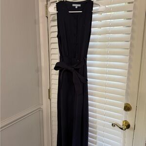 ANTONIO MELANI Navy  Sleeveless Jumpsuit